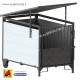 607 AKDAKBOX_a Tetto per box vitelli piccolo    153x98cm