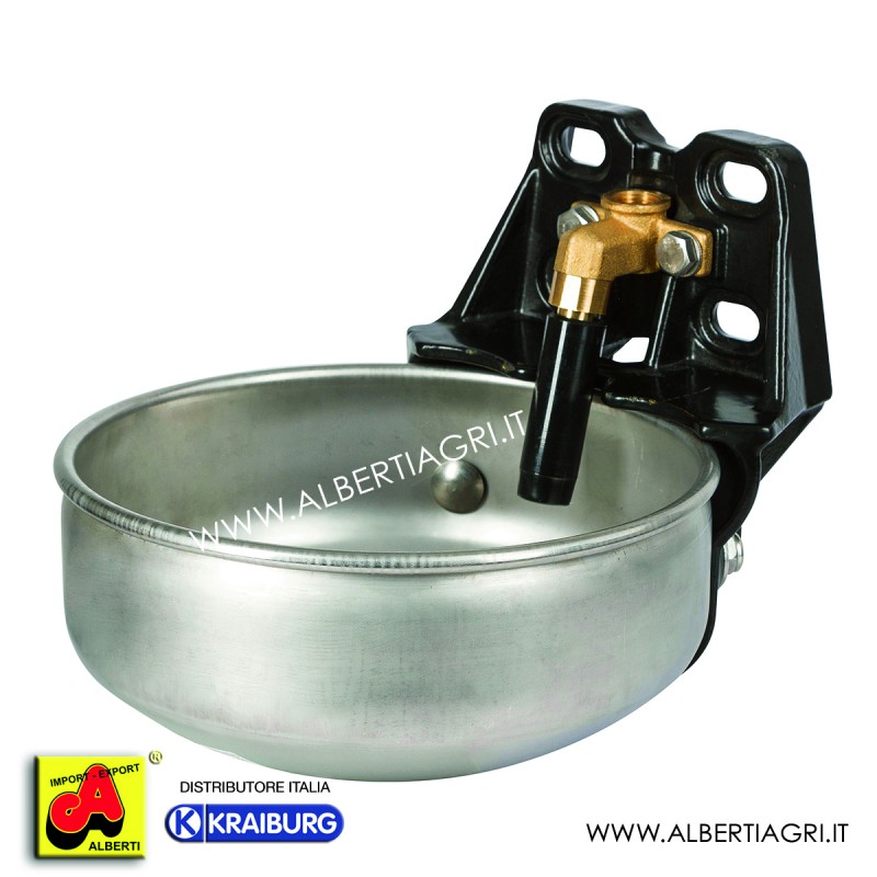 607 AKABBINOX3^4_b Abbeveratoio in acciaio inox     extra large diam.27 5 litri 3/4